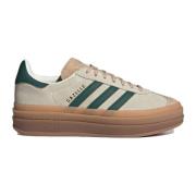 Adidas Gazelle Bold Cream Green Beige Sneakers Beige, Herr