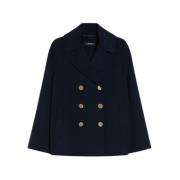 Max Mara Dubbelknäppt ulljacka - Margot Blue, Dam