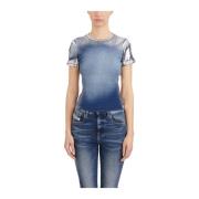 Diesel Långärmad T-shirt Blue, Dam