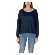 Liu Jo Vår/Sommar Dam Sweatshirt Kollektion Blue, Dam