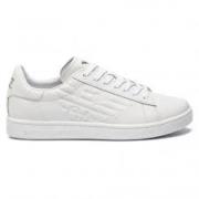 Emporio Armani EA7 Vita Sneakers för Män White, Herr