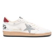 Golden Goose Ball Star Lädersneakers White, Herr