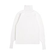 Stutterheim Merino Roll-neck Sweater White, Unisex