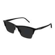 Saint Laurent Retro Cat-Eye Solglasögon Black, Unisex