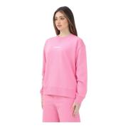 Dsquared2 Rosa Crewneck Tröja Vår Sommar Pink, Dam