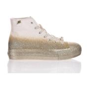 Mimanera Guld Glitter Plattform Sneakers Kvinnor Multicolor, Dam