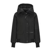 Canada Goose Svart Tech Tyg Vadderad Dunjacka Black, Dam