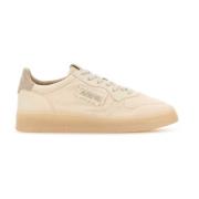 Autry Canvas Medalist Sneakers i elfenben Beige, Herr