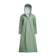 Stutterheim Vattentät Knälång A-Linje Regnrock Green, Dam