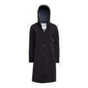 Stutterheim Matt Print Regnrock Black, Unisex