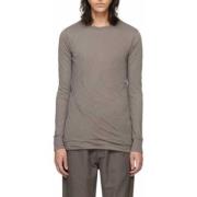 Rick Owens Dubbel långärmad T-shirt Dust Brown, Herr