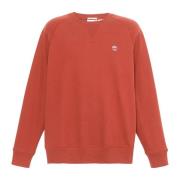 Timberland Röd Loopback Exeter River Sweatshirt Red, Herr