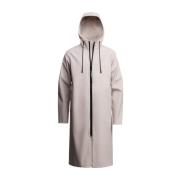 Stutterheim Stads Vattentät Huva Parka Beige, Herr