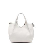 Gianni Chiarini Medium Toteväska i Kornläder White, Dam