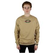 Gucci Lyxig Kamel Jersey Sweatshirt Brown, Herr