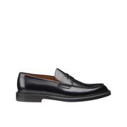 Doucal's Herr läder loafers | svart Black, Herr