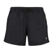 Marcelo Burlon Broderad Logga Simshorts Black, Herr