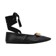 Gucci Elegant Ballet Flats for Women Black, Dam