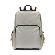 K-Way Strukturerad Beige Ryggsäck Gizy Gray, Dam