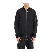 Rick Owens Svart Flight Bomberjacka Black, Herr