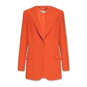 Stella McCartney Ullblazer med fickor Orange, Dam