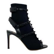 Valentino Garavani Rockstud Sock Klack Sandaler Black, Dam