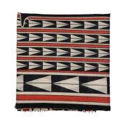 Lanvin Ylle Scarf Geometriskt Mönster Kvinnor Multicolor, Unisex