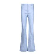 Saint Laurent Denim Jeans med Krok och Dragkedja Blue, Dam