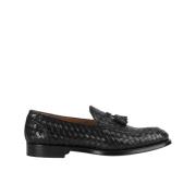 Doucal's Herrloafer i vävt läder | svart Black, Herr