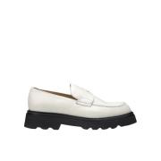 Doucal's Damers läderloafers | vit White, Dam