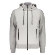 Herno Teknisk Zip-jacka med huva Gray, Herr