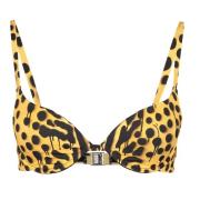 Dsquared2 Logo Print Bikini Top Multicolor, Dam