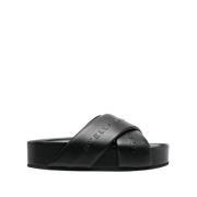 Stella McCartney Moderne Slide Sandaler för Kvinnor Black, Dam