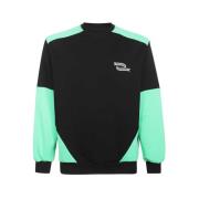 Opening Ceremony Logo Patch Bomullsweatshirt Multicolor, Herr