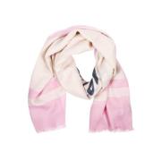 Lanvin Monogram Print Modal Cashmere Halsduk Pink, Dam