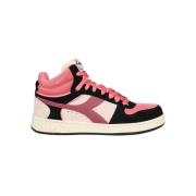 Diadora Högtopp Mocka Sneakers Multicolor, Dam