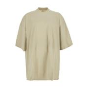 Rick Owens Stilren T-shirt för män och kvinnor Beige, Herr