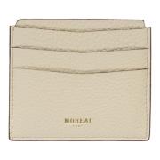 Moreau Paris Logodetalj Läderkorthållare Beige, Dam