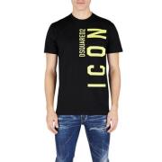 Dsquared2 T-Shirts Black, Herr