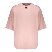 Palm Angels Logo Print Bomull T-shirt Pink, Herr