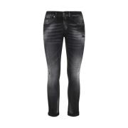 Dondup Distressed Stretch Denim Byxor Black, Herr