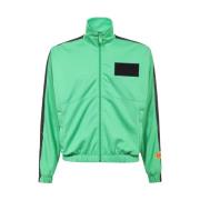 Heron Preston Kontrast Logo Sweatshirt Green, Herr