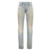 John Elliott Slitna Straight Leg Jeans Blue, Herr