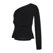 Dsquared2 Stilfull TOP för modeentusiaster Black, Dam