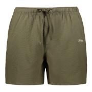 Les Deux Badshorts med meshfoder och logotryck Green, Herr