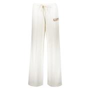 Casablanca Broderad Bomull Track-Pants White, Dam