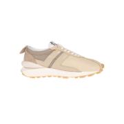 Lanvin Suede Low-Top Sneakers Beige, Herr