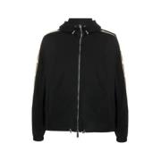 Dsquared2 Snygg Jacka för Män Black, Herr