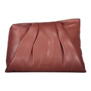 Ambush Snygg Läder Clutch Väska Brown, Dam