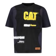 Heron Preston Katt Tryckt Bomull T-shirt Black, Herr